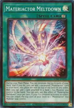 Yugioh! Materiactor Meltdown - SUDA-EN059 - Super Rare - 1st Edition Near Mint, - Image 1