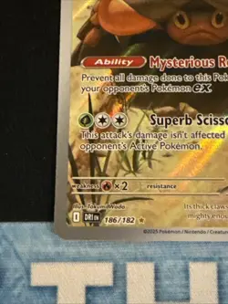 Crustle 186/182 Illustration Rare IR S&V Destined Rivals Pokemon TCG Card NM - Image 2