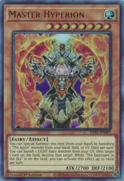 Yugioh! Master Hyperion - GFP2-EN047 - Ultra Rare - 1st Edition Near Mint, Engli - Image 1