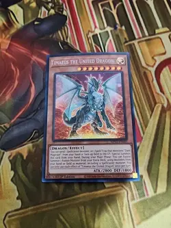 Timaeus The United Dragon MP23-EN003 Prismatic Secret Rare 1ST ED NM Yugioh - Image 1