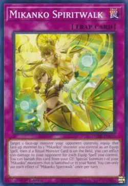 Yugioh! Mikanko Spiritwalk - DUNE-EN076 - Common - 1st Edition Near Mint, Englis - Image 1