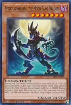 Yugioh! Mikazukinoyaiba, the Moon Fang Dragon - LEDE-EN027 - Common - 1st Editio - Image 1