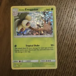 Pokemon Card TCG Alolan Exeggutor McDonalds 2/12 Holo Rare Promo 2019 PLAYED DMG - Image 1
