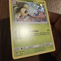 Pokemon Card TCG Alolan Exeggutor McDonalds 2/12 Holo Rare Promo 2019 PLAYED DMG - Image 2