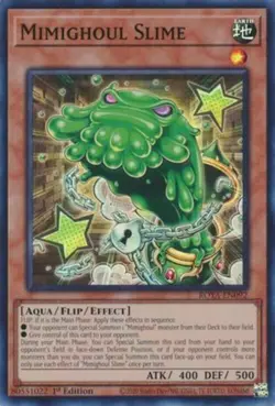 Yugioh! Mimighoul Slime - ROTA-EN092 - Super Rare - 1st Edition Near Mint, Engli - Image 1