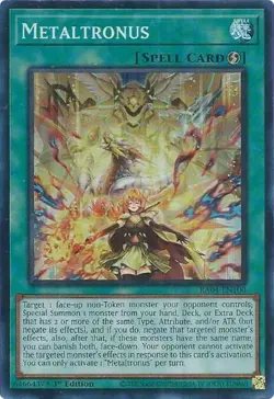 Yugioh! Metaltronus - RA04-EN100 - Super Rare - 1st Edition Near Mint, English - Image 1