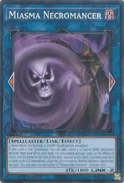 Yugioh! Miasma Necromancer - DOOD-EN052 - Common - 1st Edition Near Mint, Englis - Image 1