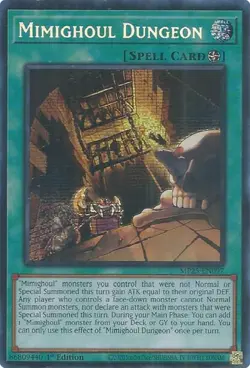 Yugioh! Mimighoul Dungeon - MP25-EN097 - Prismatic Secret Rare - 1st Edition Nea - Image 1
