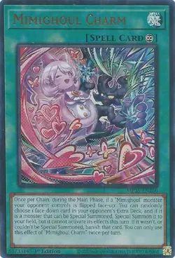 Yugioh! Mimighoul Charm - MP25-EN260 - Ultra Rare - 1st Edition Near Mint, Engli - Image 1