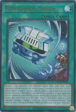 Yugioh! Mimighoul Maker - MP25-EN238 - Ultra Rare - 1st Edition Near Mint, Engli - Image 1