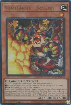 Yugioh! Mimighoul Dragon - MP25-EN235 - Ultra Rare - 1st Edition Near Mint, Engl - Image 1