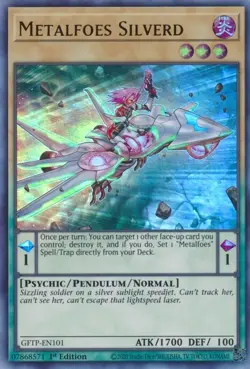 Yugioh! Metalfoes Silverd - GFTP-EN101 - Ultra Rare - 1st Edition Near Mint, Eng - Image 1