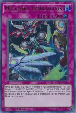 Yugioh! Metalfoes Combination - GFTP-EN125 - Ultra Rare - 1st Edition Near Mint, - Image 1