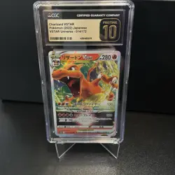 Pokemon Card Charizard VSTAR RRR 14/172 CGC Pristine 10 Japanese Universe - Image 1