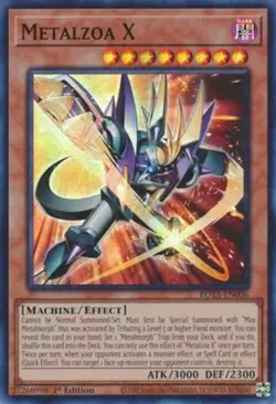 Yugioh! Metalzoa X - ROTA-EN006 - Super Rare - 1st Edition Near Mint, English - Image 1