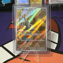 Mimikyu Holo Rare Pokemon Card Safeguard Ghost Eyes Attack 075 - Image 1