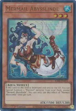 Yugioh! Mermail Abysslinde - RA04-EN011 - Ultra Rare - 1st Edition Near Mint, En - Image 1