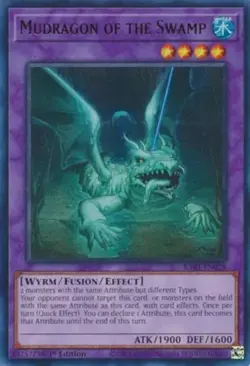 Yugioh! Mudragon of the Swamp - RA01-EN028 - Ultra Rare - 1st Edition Near Mint, - Image 1