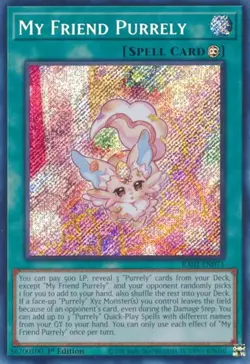 Yugioh! My Friend Purrely - RA02-EN071 - Super Rare - 1st Edition Near Mint, Eng - Image 1