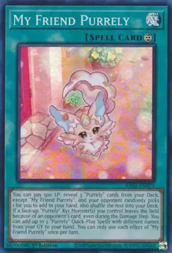 Yugioh! My Friend Purrely - RA02-EN071 - Secret Rare - 1st Edition Near Mint, En - Image 1