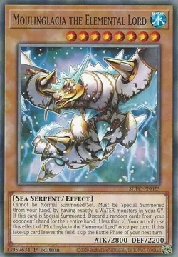 Yugioh! Moulinglacia the Elemental Lord - SDFC-EN025 - Common - 1st Edition Near - Image 1