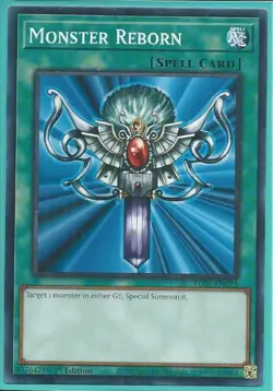 Yugioh! Monster Reborn - EGS1-EN023 - Common - 1st Edition Near Mint, English - Image 1