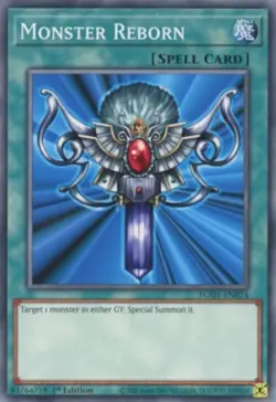 Yugioh! Monster Reborn - EGO1-EN024 - Common - 1st Edition Near Mint, English - Image 1