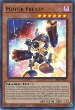 Yugioh! Motor Frenzy - DIFO-EN092 - Super Rare - 1st Edition Near Mint, English - Image 1