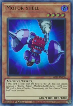 Yugioh! Motor Shell - GFP2-EN030 - Ultra Rare - 1st Edition Near Mint, English - Image 1