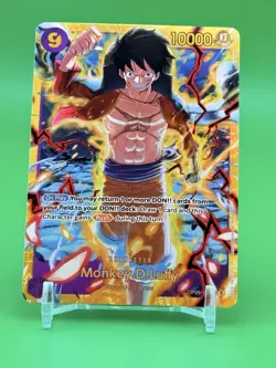 One Piece Monkey D. Luffy SEC OP09-119 Emperors in the New World NM - Image 1
