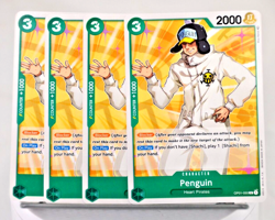 OP01-050 Penguin (C) Romance Dawn One Piece CCG x4 Playset *Pre-Errata - Image 1