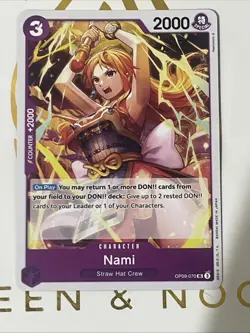 One Piece Nami OP09-070 English NM Uncommon Emperors In New World - Image 1