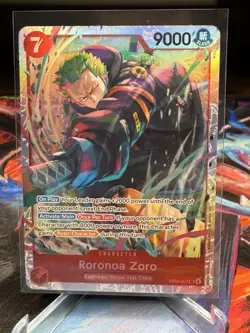 One Piece Roronoa Zoro EB04-007 SR Adventure On Kami's Island English - Image 1