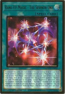 Yugioh! Rank-Up-Magic - The Seventh One - MAGO-EN049 - Premium Gold Rare - 1st E - Image 1