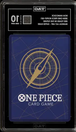 One Piece CCG Boa Hancock 500 Years in the Future Manga Alt Art OP07-051 TAG 10 - Image 2