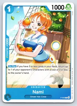 One Piece - P-053 - Nami - P - Promo US Seller - Image 1