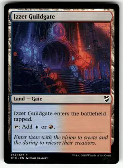 IZZET GUILDGATE #257 (COMMON) MTG COMMANDER 2018 - Image 1