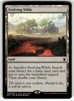 EVOLVING WILDS #248 (COMMON) MTG TARKIR DRAGONFURY PROMOS - Image 1