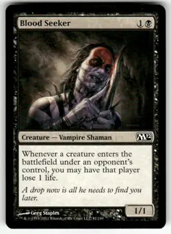 BLOOD SEEKER #81 (COMMON) MTG MAGIC 2012 (M12) - Image 1