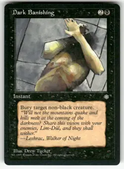 DARK BANISHING (COMMON) MTG ICE AGE - Image 1