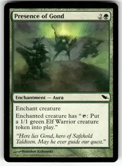 PRESENCE OF GOND #125 (COMMON) MTG SHADOWMOOR - Image 1