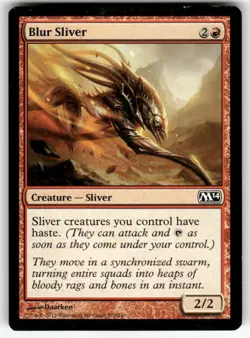 BLUR SLIVER #129 (COMMON) MTG MAGIC 2014 (M14) - Image 1
