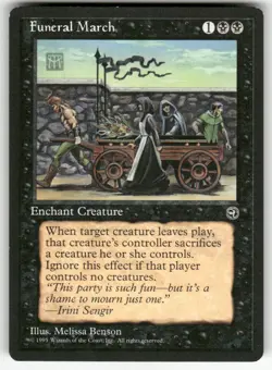 FUNERAL MARCH (COMMON) MTG HOMELANDS - Image 1