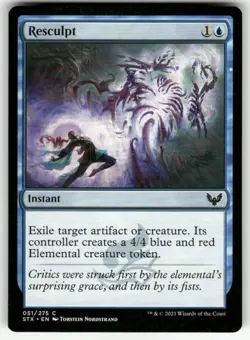 RESCULPT #51 (COMMON) MTG STRIXHAVEN: SCHOOL OF MAGES - Image 1