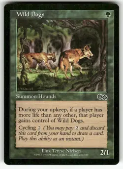 WILD DOGS #284 (COMMON) MTG URZA'S SAGA - Image 1