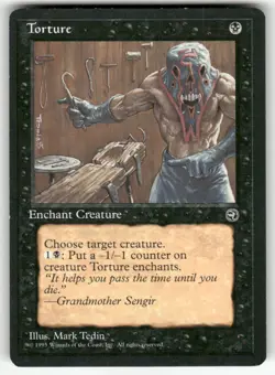 TORTURE #59 (COMMON) MTG HOMELANDS - Image 1