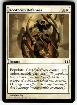 ROOTBORN DEFENSES #19 (COMMON) MTG RETURN TO RAVNICA - Image 1