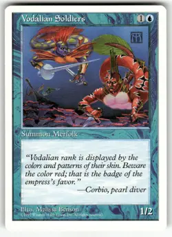 VODALIAN SOLDIERS (COMMON) MTG FIFTH EDITION - Image 1