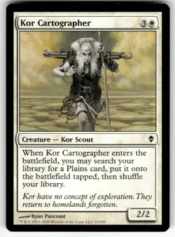 KOR CARTOGRAPHER #18 (COMMON) MTG ZENDIKAR - Image 1