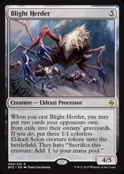 Blight Herder - Medium Play MTG Battle for Zendikar - Image 1
